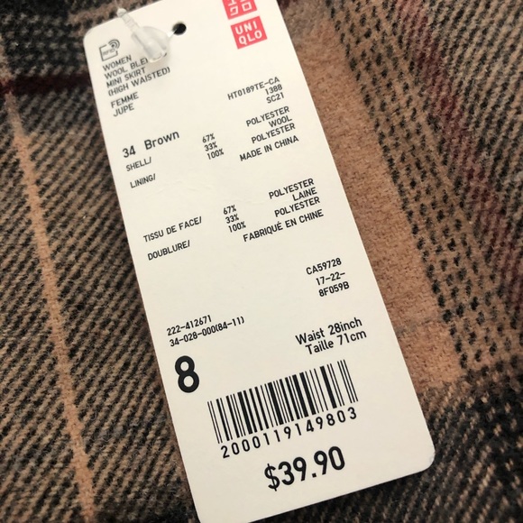 Uniqlo Plaid Skirt - Picture 3 of 3